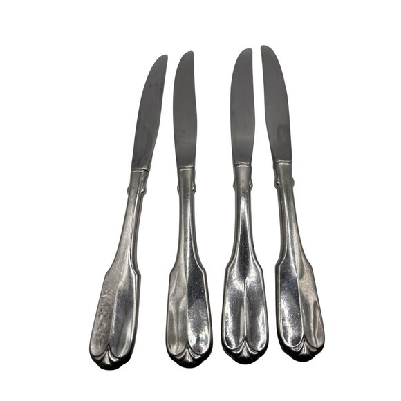 Oneida Silver Gloria Montclair Stainless Knives Set Of 4 - Picture 4 of 4
